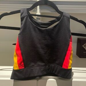 Never worn adidas sports bra with colorful detail